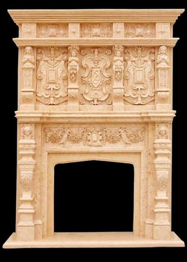 11i limestone-fireplace