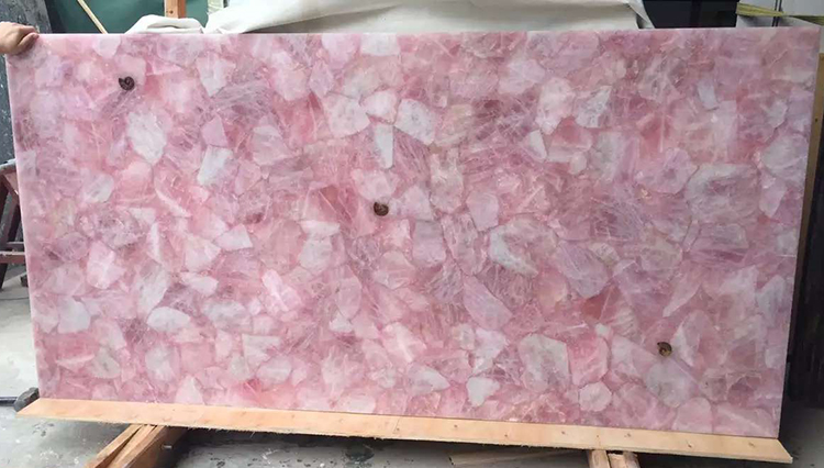 11i rose quartz tile