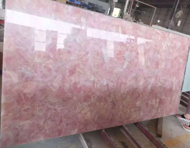 12i tile di quartz rosa