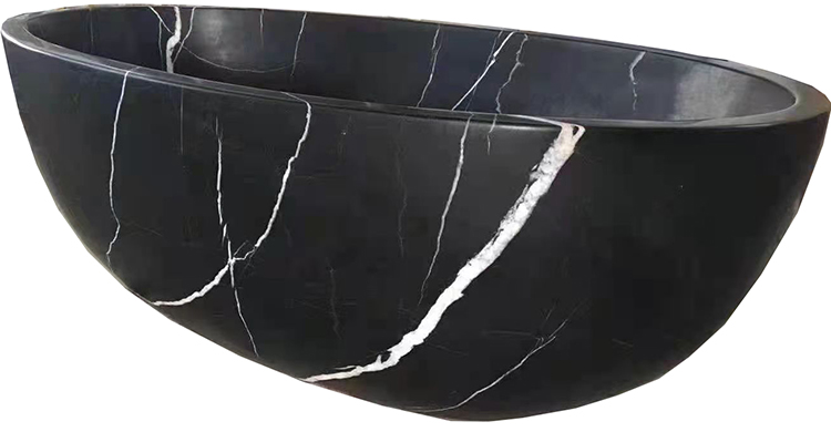 15i black-marble -bathtub