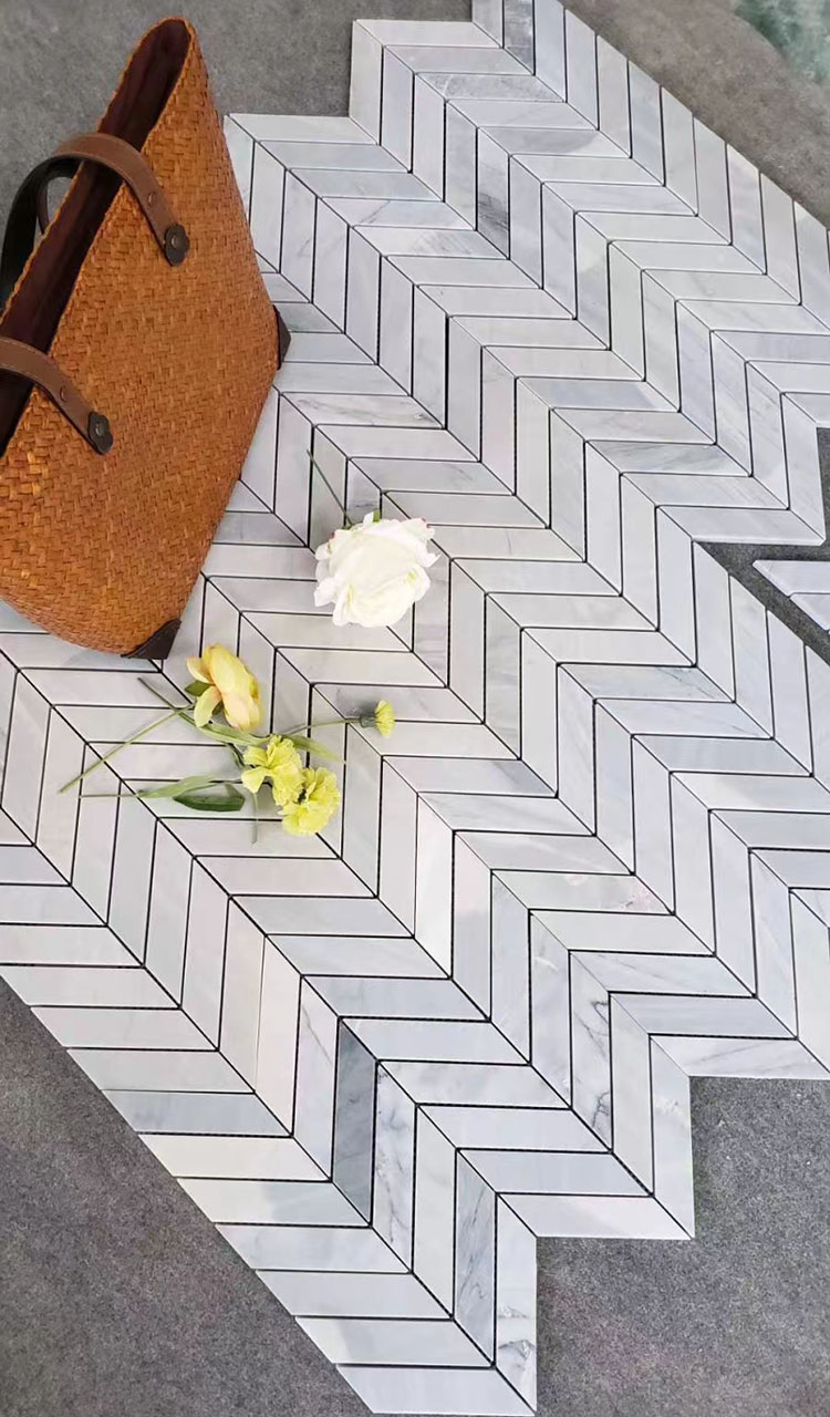 2i deil mosaig chevron