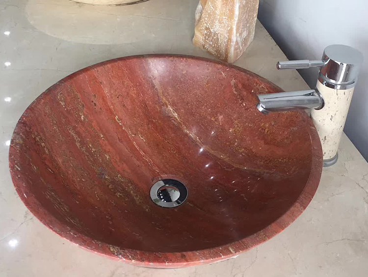 2i travertine sink