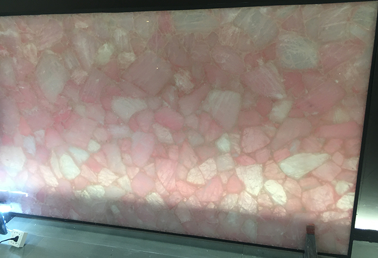 3i backlit pink agate