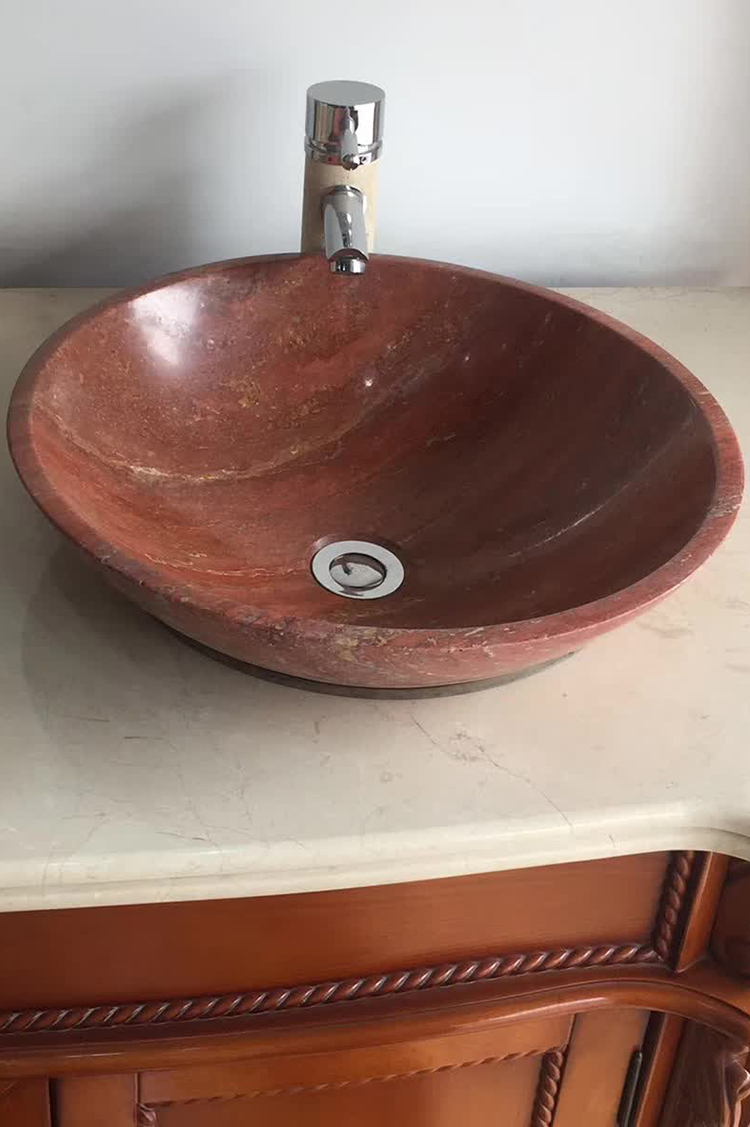 3i travertine sink