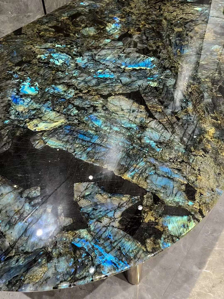 4I pen bwrdd labradorite