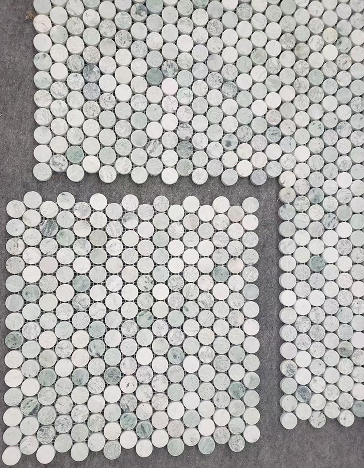 4I marble penny tile