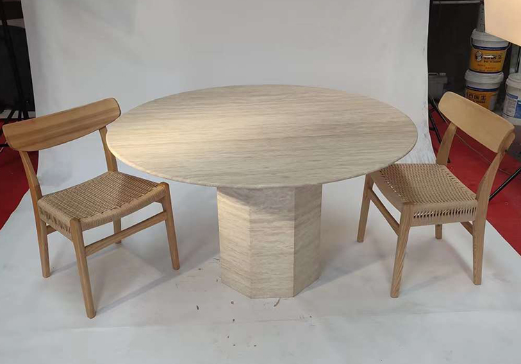 6i travertine table