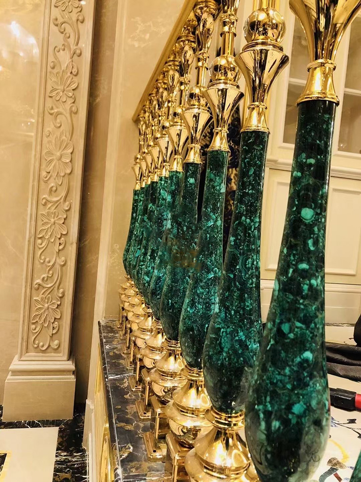 6m malachite-handrail