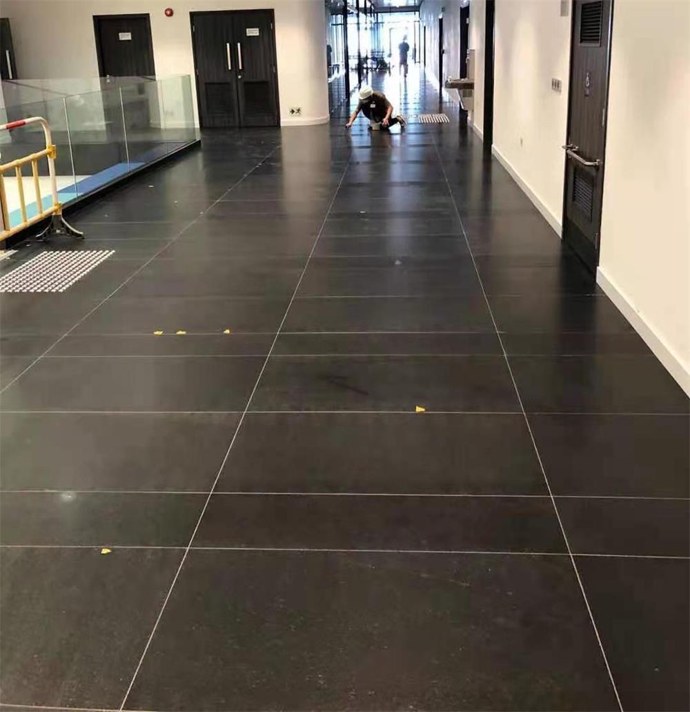 8 black-granite-tile-floor