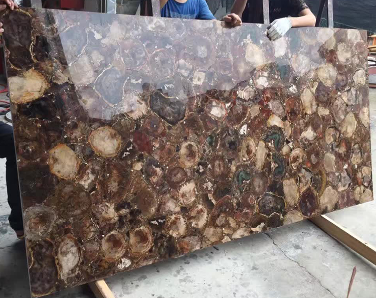 9i បន្ទះឈើ petrified-wood-slab