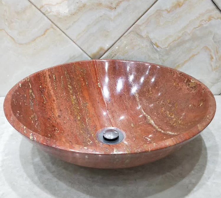 9i travertine sink