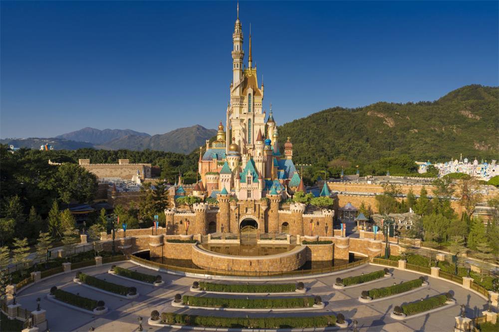 beige-limestone-for-disneyland-decoration