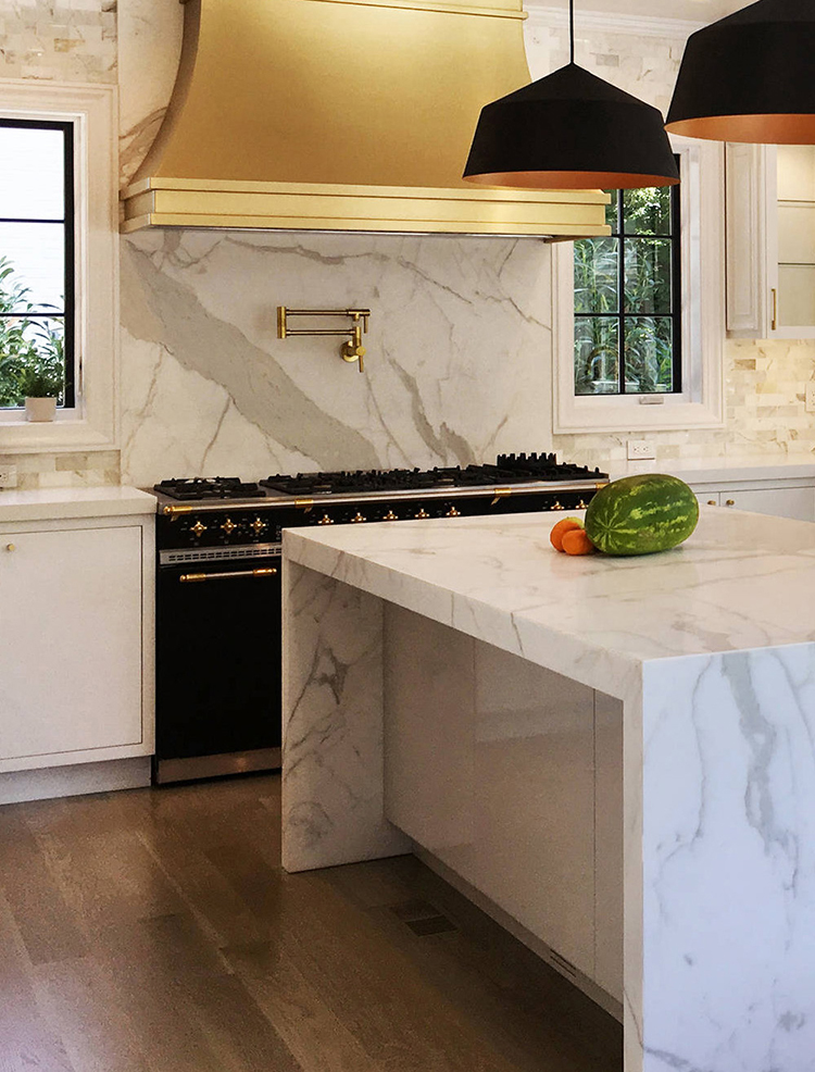 calacatta chena marble countertop