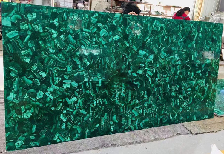 ខ្ញុំ malachite-slab