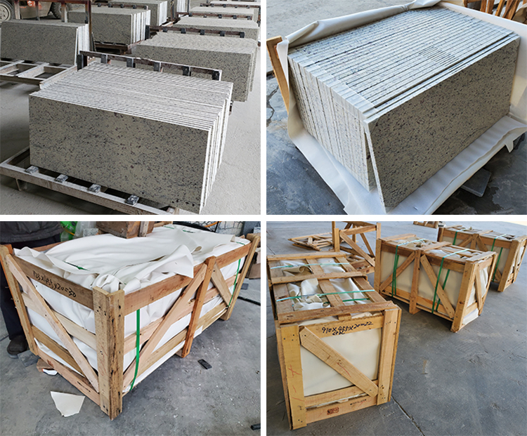 rose white granite packing 3