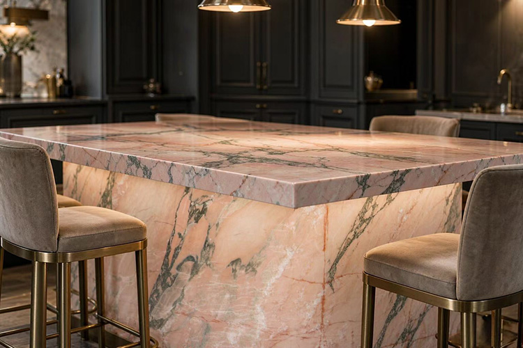 11i pink marble countertops