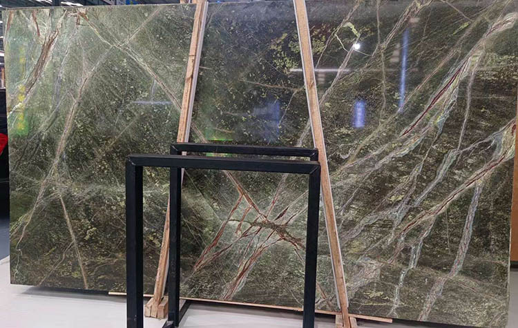 11i rain forest green marble