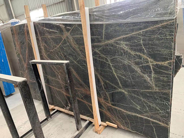 12i rain forest green marble