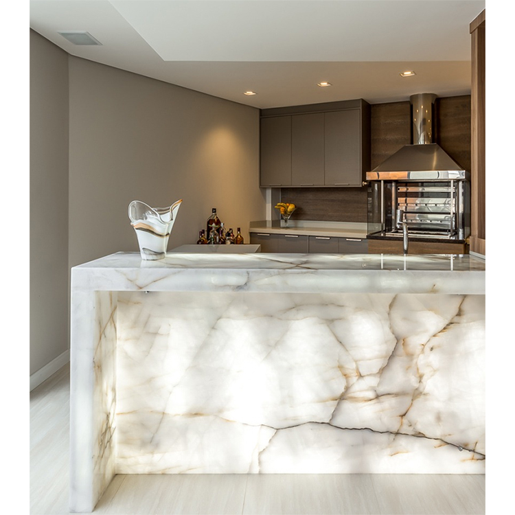 12m white onyx countertop