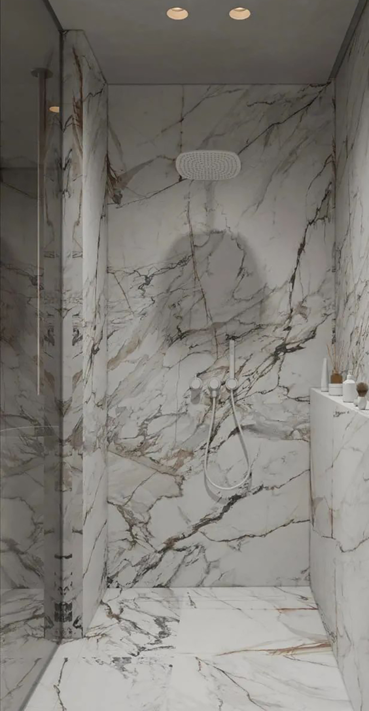 17 calacatta marble bathroom