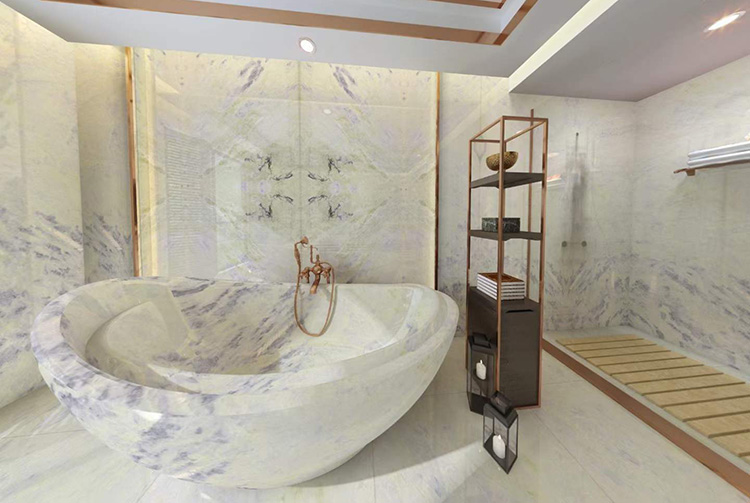 18i marble bathroom