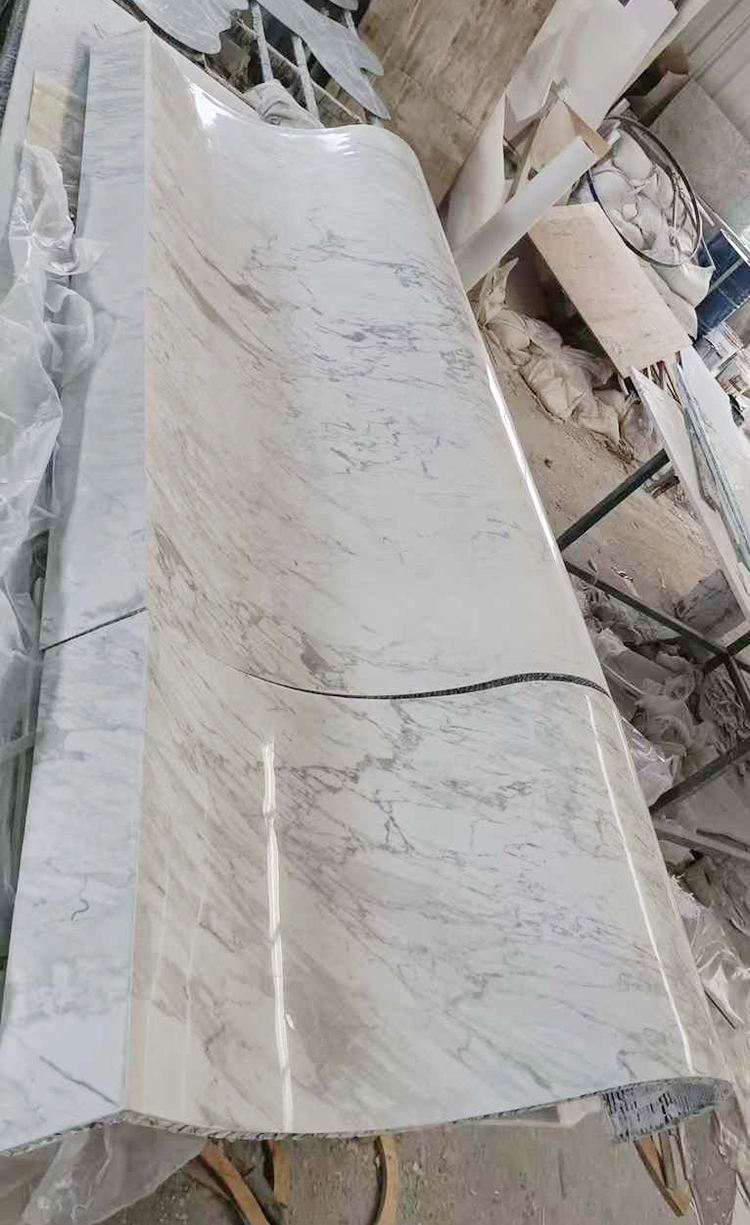 1i flexible white marble