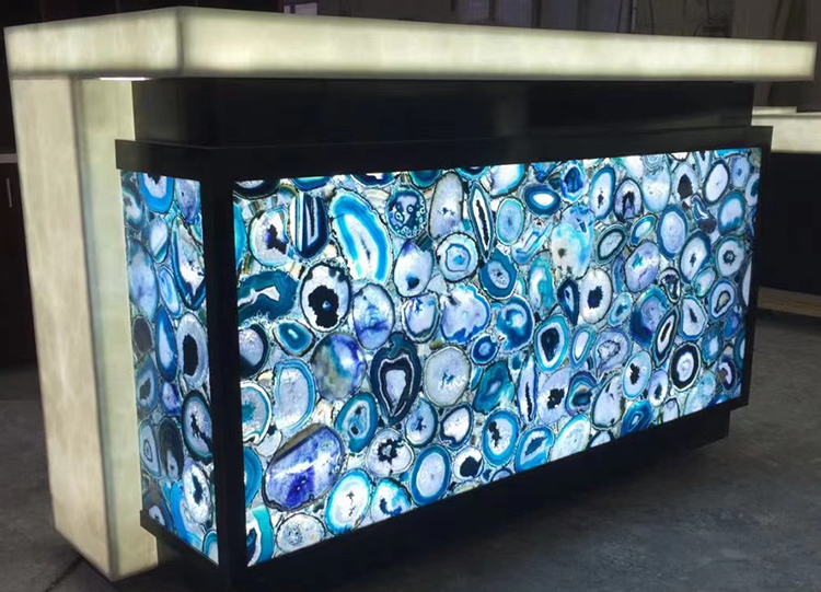 22i blue agate countertop