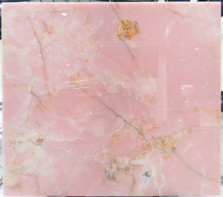 22i pink onyx marble slab