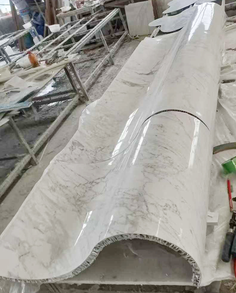 2i flexible white marble