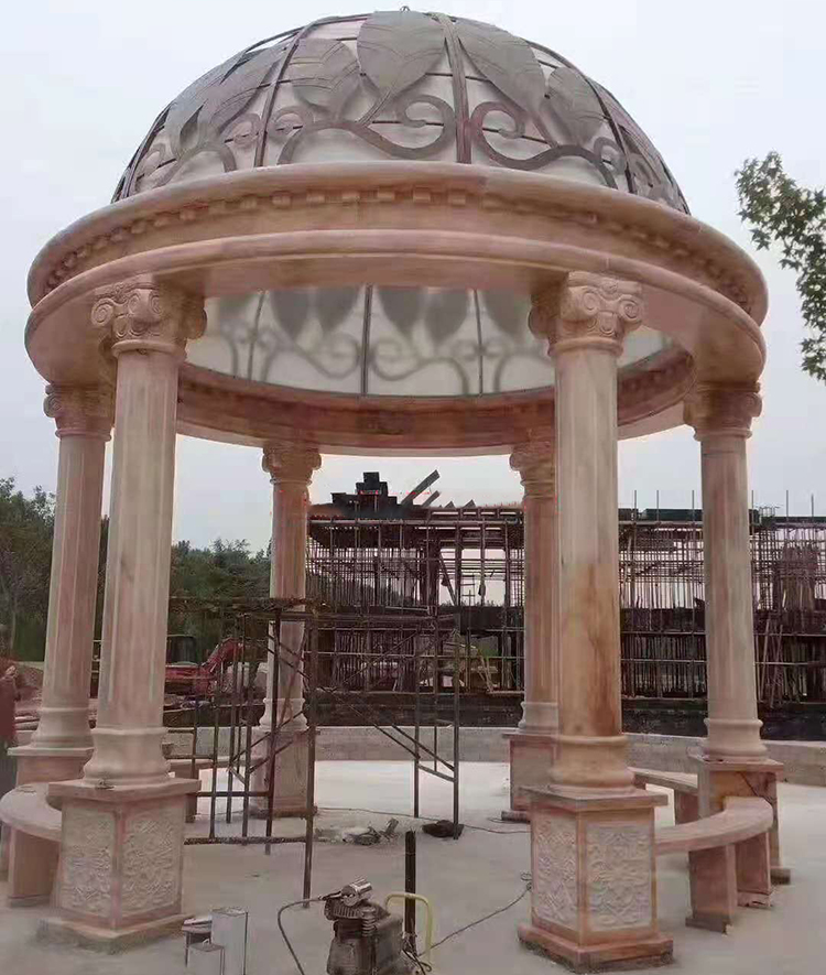 2i marble statue pavilion
