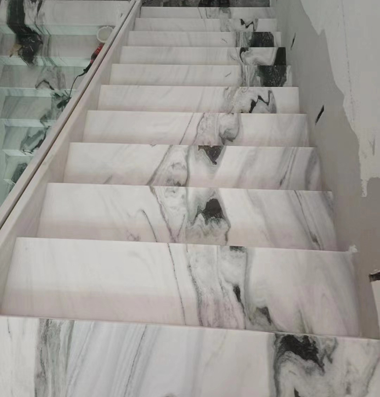 34i panda marble stairs