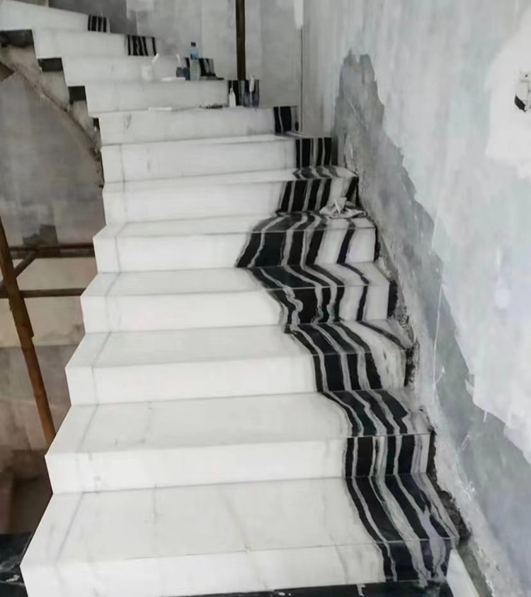 38i panda marble stairs