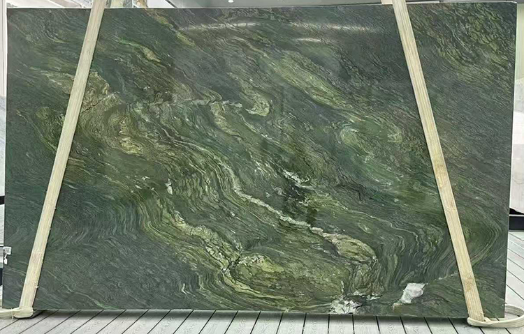 3i picasso-green-granite slab