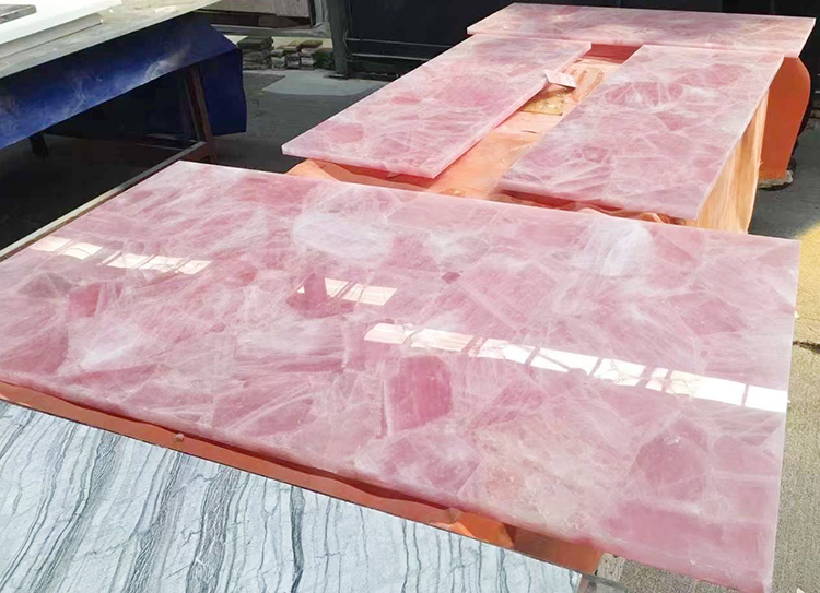 3i rose quartz tile