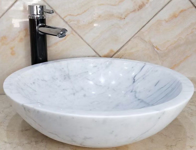 3i round marble sink