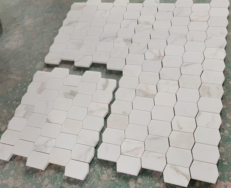 4I white-hexagon-backsplash