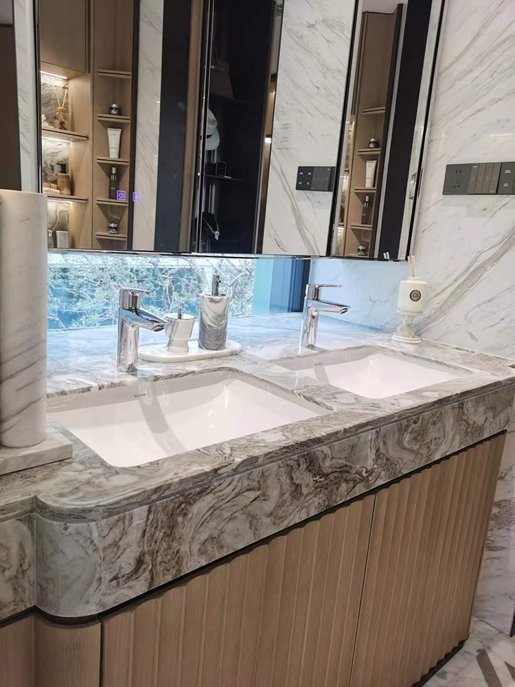 51i avalanche quartzite vanity top