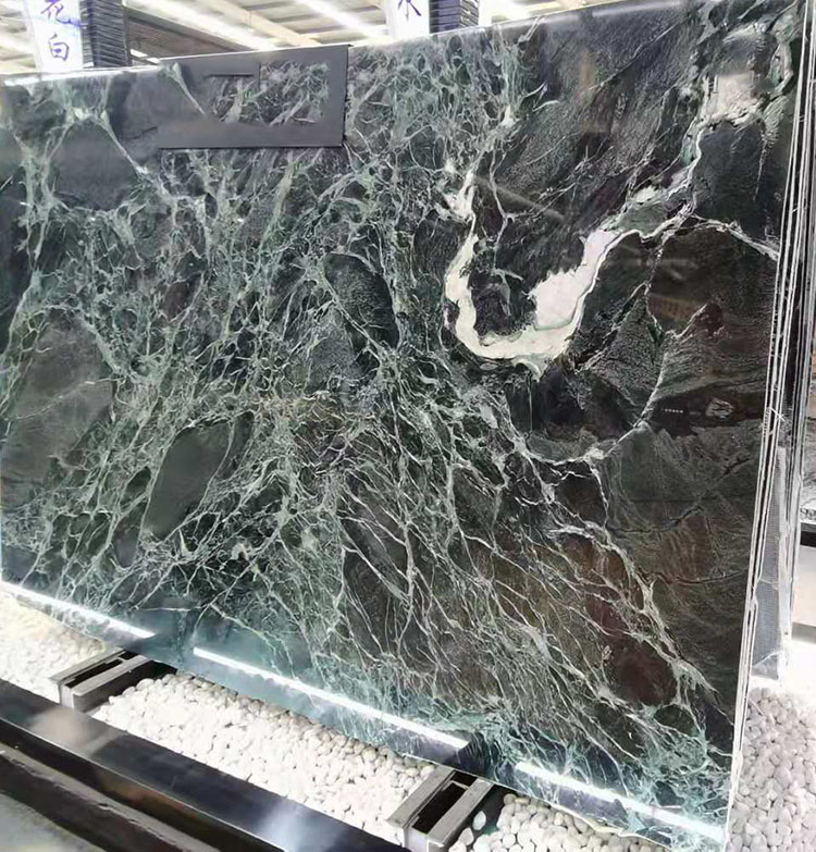 6 thiab verde alpi marble