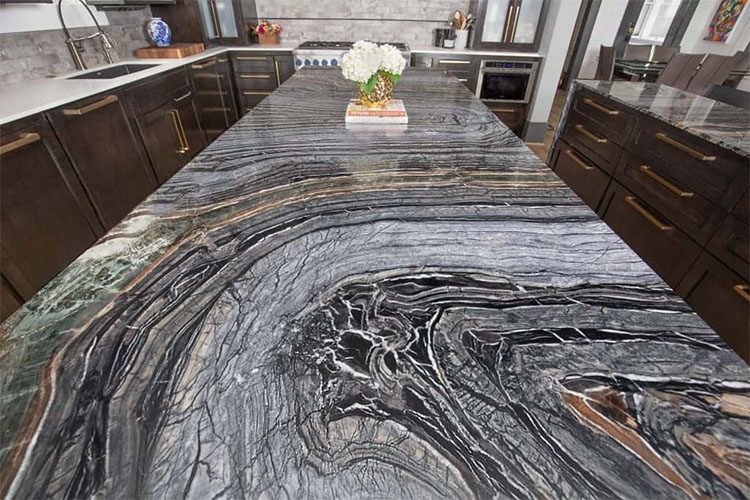 15i kenya black marble countertop