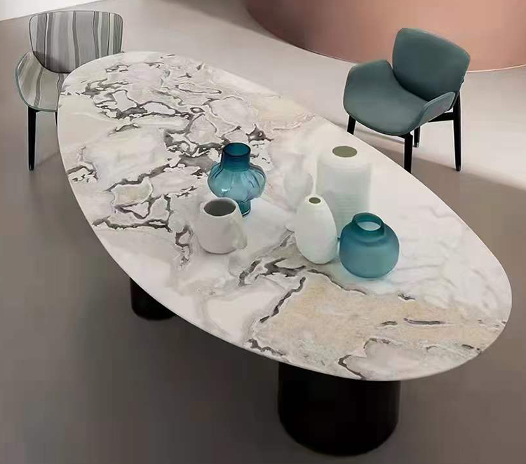 5I white quartzite table top