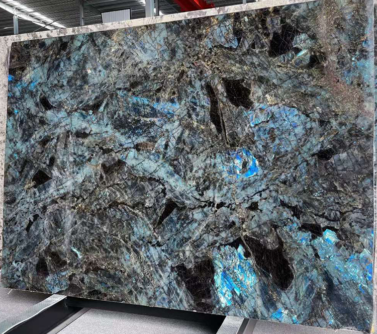 5i blue granite slab