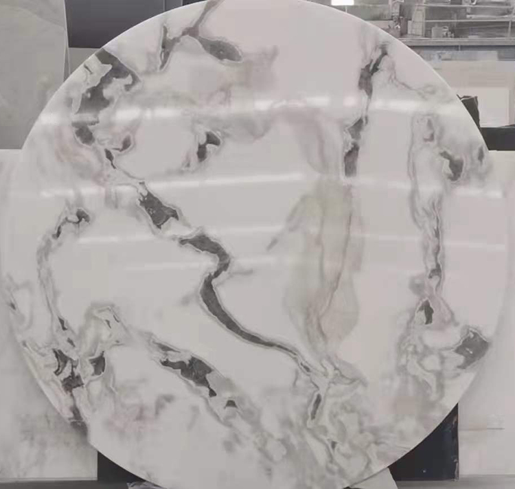 6I white quartzite table top