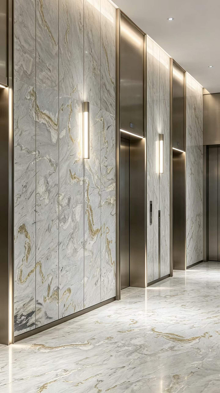 6i blue fantasy marble wall