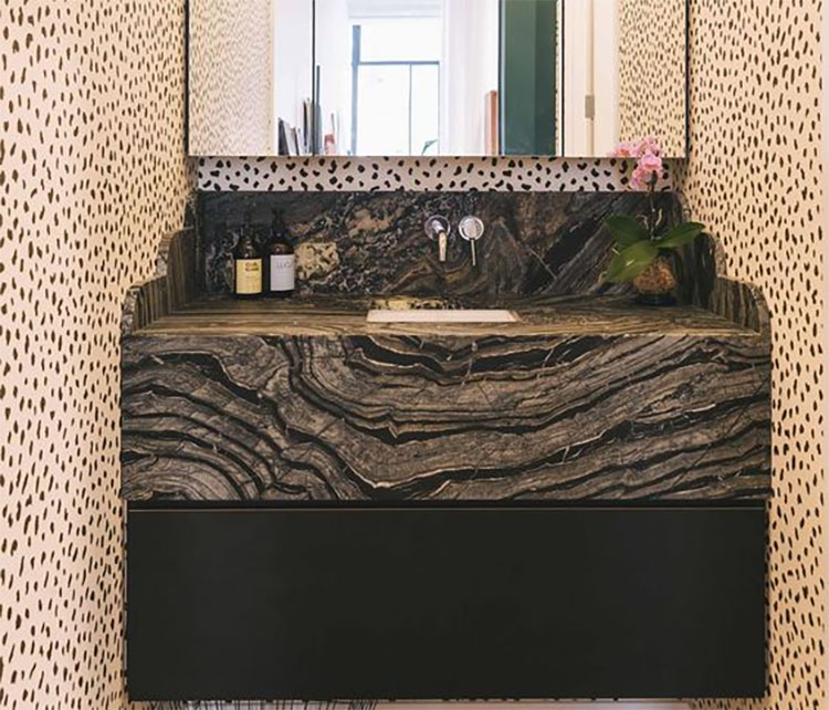 16i kenya black marble vanity top