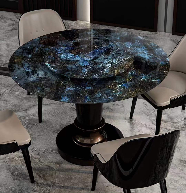 7I blue granite table