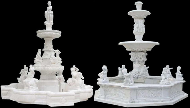 7i white-marble-fountains