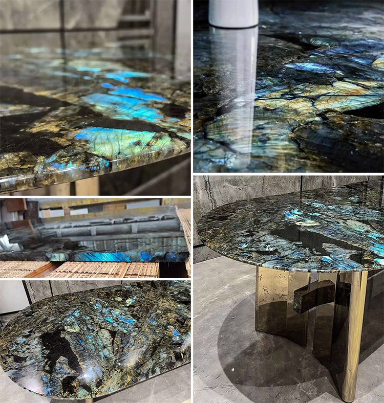 9I labradorite table top