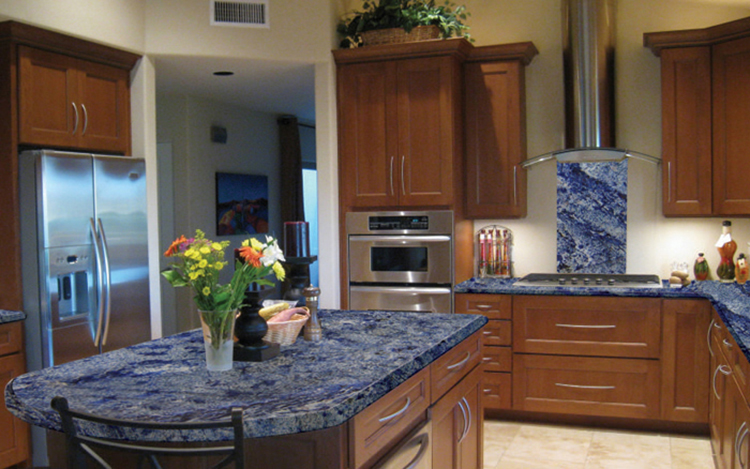 Azul Bahia countertop