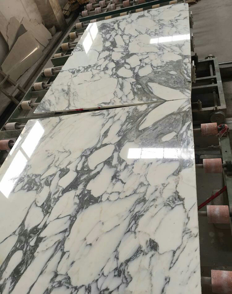2 thiab arabescato marble