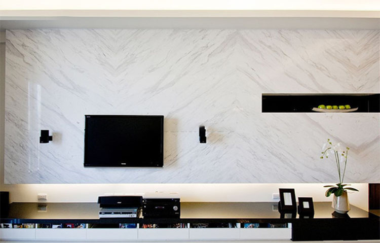 13i ariston white marble